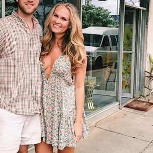 V-Neck Floral Sundress